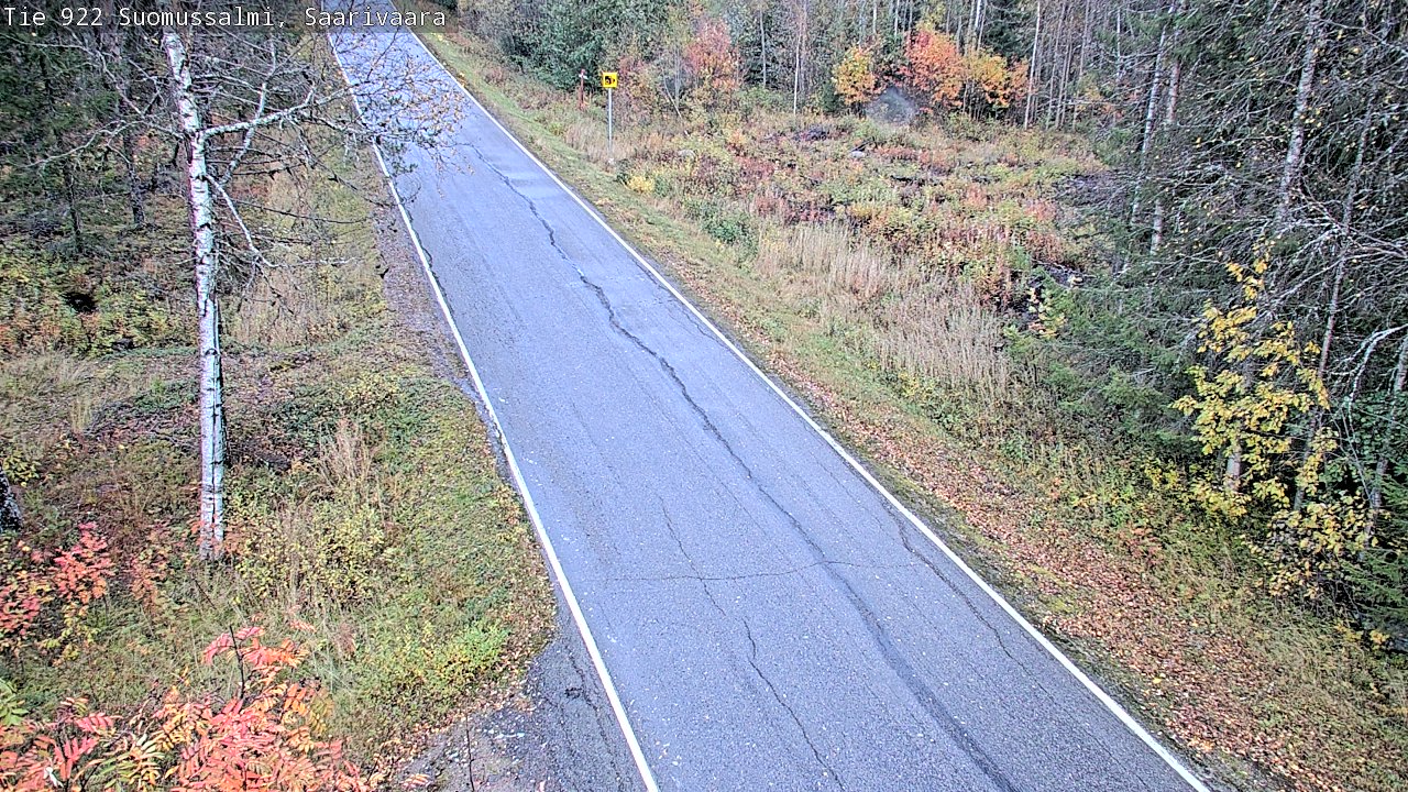 Weather Camera Image Road 950 843 Suomussalmi, Saarivaara, Suomussalmi, Kainuu