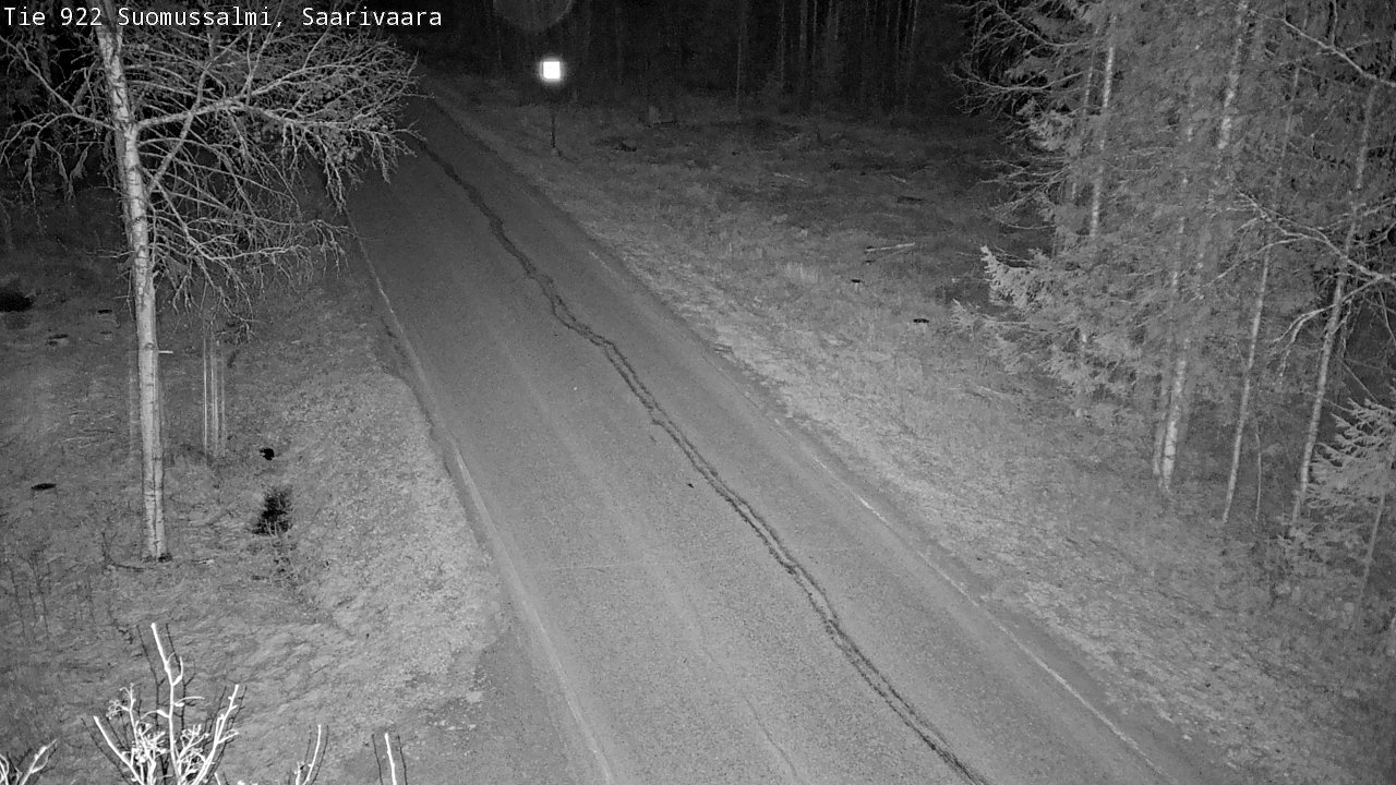 Weather Camera Image Road 950 843 Suomussalmi, Saarivaara, Suomussalmi, Kainuu