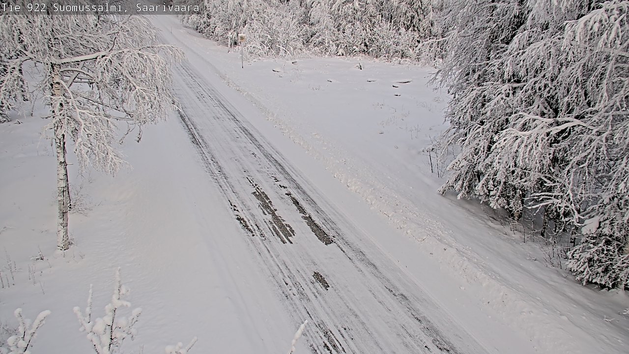 Weather Camera Image Road 950 843 Suomussalmi, Saarivaara, Suomussalmi, Kainuu