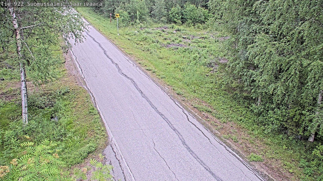 Kelikamerat Kuva Tie 843 Suomussalmi, Saarivaara, Suomussalmi, Kainuu