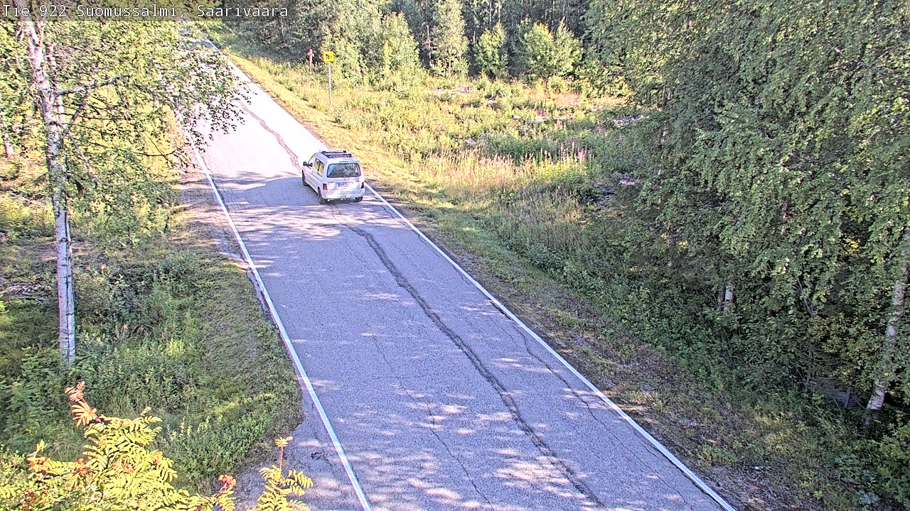 Weather Camera Image Road 950 843 Suomussalmi, Saarivaara, Suomussalmi, Kainuu