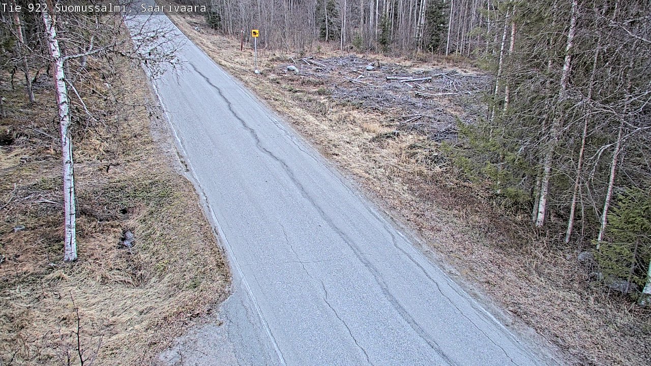 Weather Camera Image Road 950 843 Suomussalmi, Saarivaara, Suomussalmi, Kainuu
