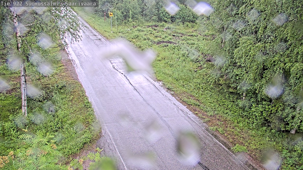 Weather Camera Image Road 950 843 Suomussalmi, Saarivaara, Suomussalmi, Kainuu