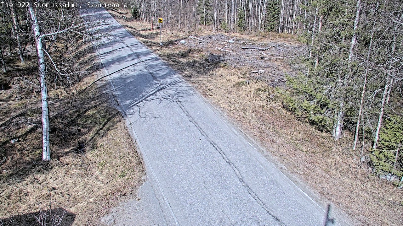Weather Camera Image Road 950 843 Suomussalmi, Saarivaara, Suomussalmi, Kainuu
