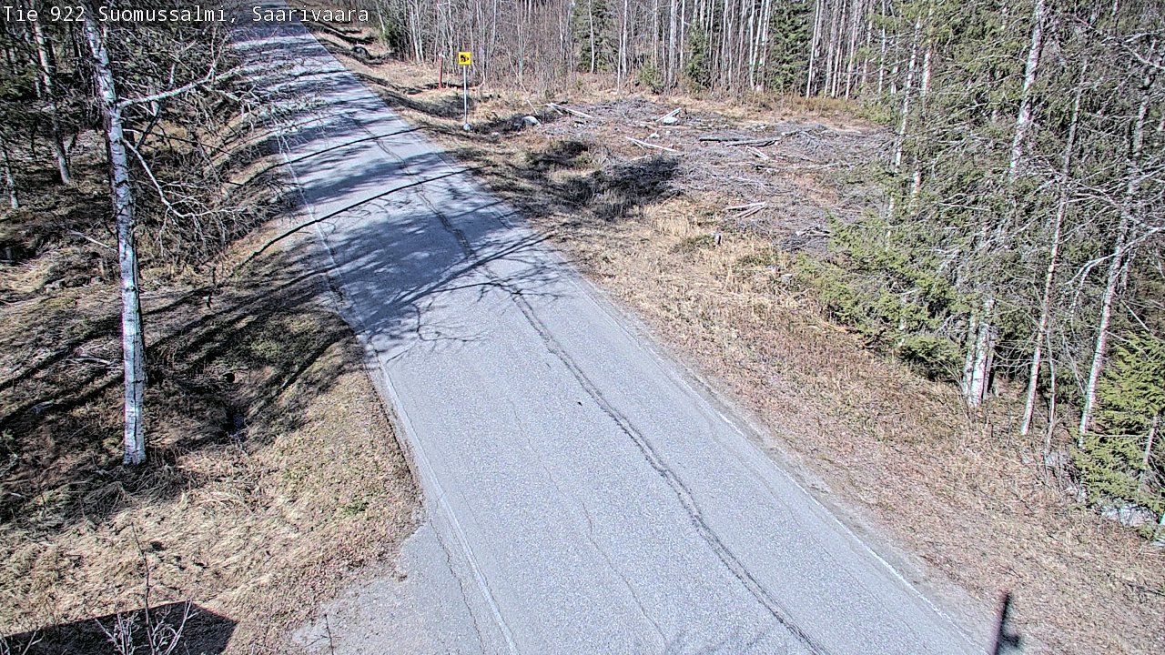 Weather Camera Image Road 950 843 Suomussalmi, Saarivaara, Suomussalmi, Kainuu