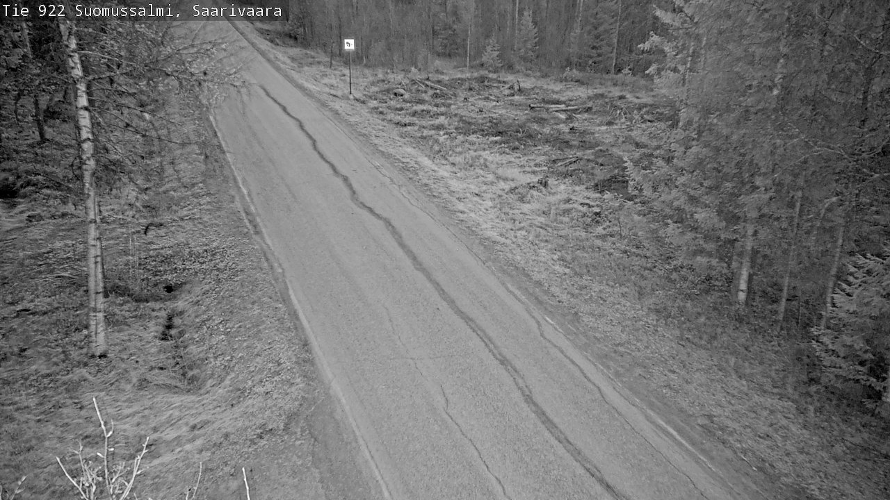 Weather Camera Image Road 950 843 Suomussalmi, Saarivaara, Suomussalmi, Kainuu