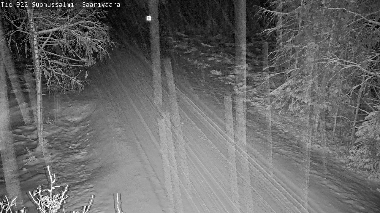 Weather Camera Image Road 950 843 Suomussalmi, Saarivaara, Suomussalmi, Kainuu