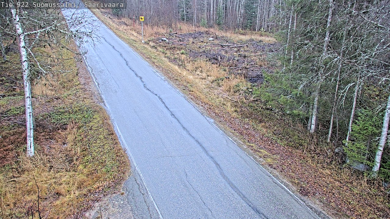 Kelikamerat Kuva Tie 843 Suomussalmi, Saarivaara, Suomussalmi, Kainuu