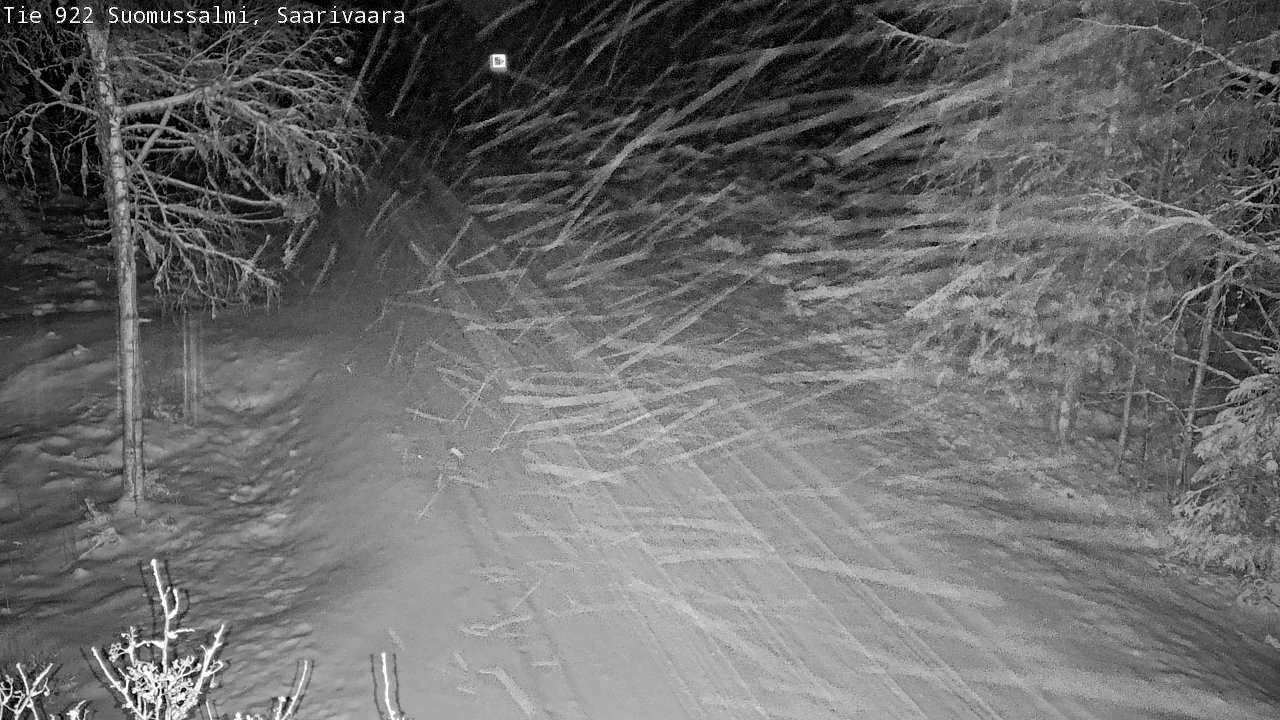 Weather Camera Image Road 950 843 Suomussalmi, Saarivaara, Suomussalmi, Kainuu