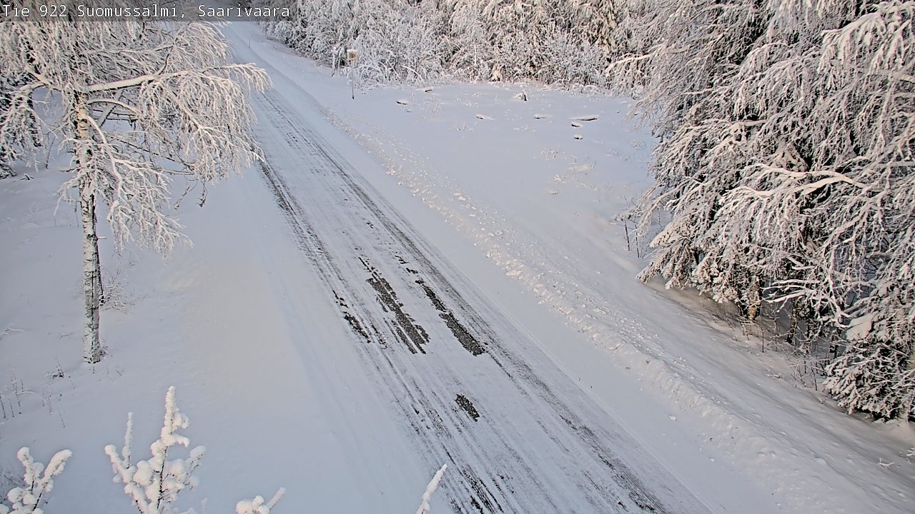 Weather Camera Image Road 950 843 Suomussalmi, Saarivaara, Suomussalmi, Kainuu