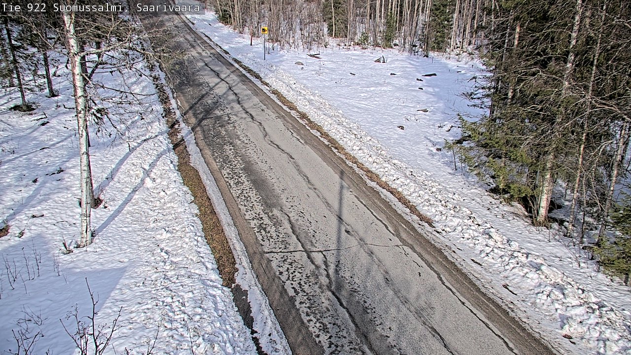 Weather Camera Image Road 950 843 Suomussalmi, Saarivaara, Suomussalmi, Kainuu