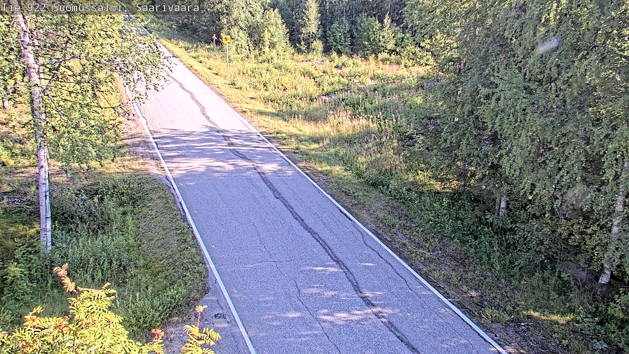 Weather Camera Image Road 950 843 Suomussalmi, Saarivaara, Suomussalmi, Kainuu