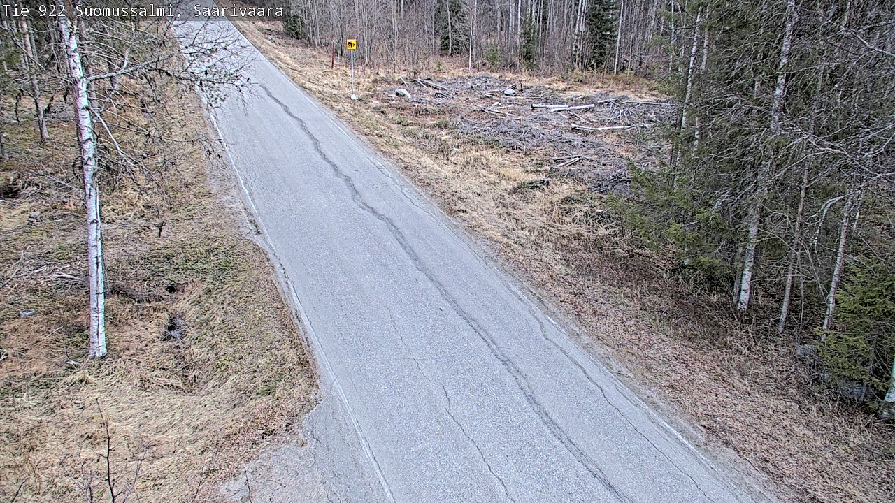 Weather Camera Image Road 950 843 Suomussalmi, Saarivaara, Suomussalmi, Kainuu