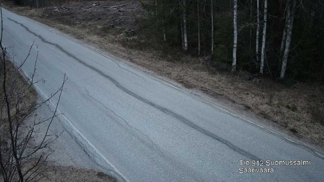 Weather Camera Image Väg 843 Suomussalmi, Saarivaara, Suomussalmi, Kainuu