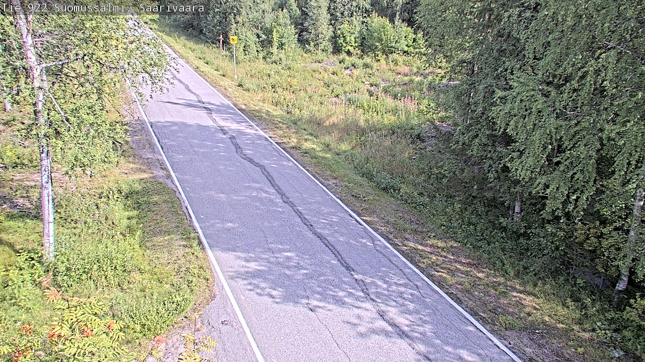 Weather Camera Image Road 950 843 Suomussalmi, Saarivaara, Suomussalmi, Kainuu