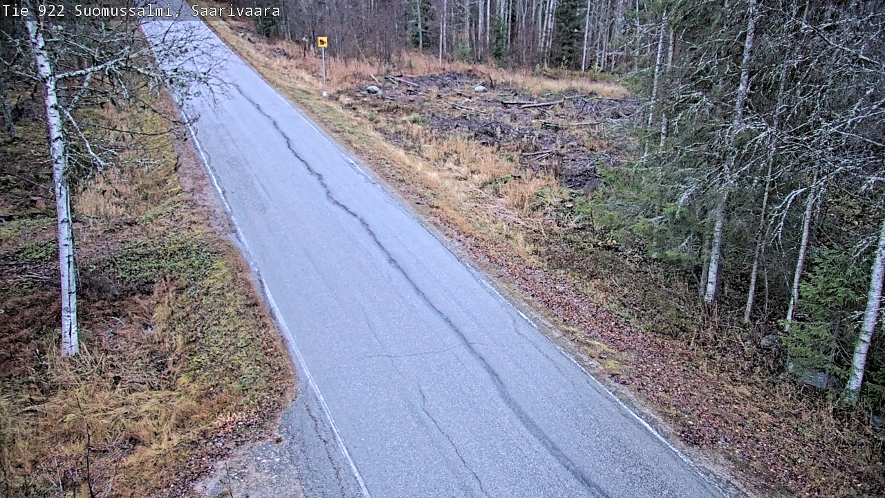 Kelikamerat Kuva Tie 843 Suomussalmi, Saarivaara, Suomussalmi, Kainuu