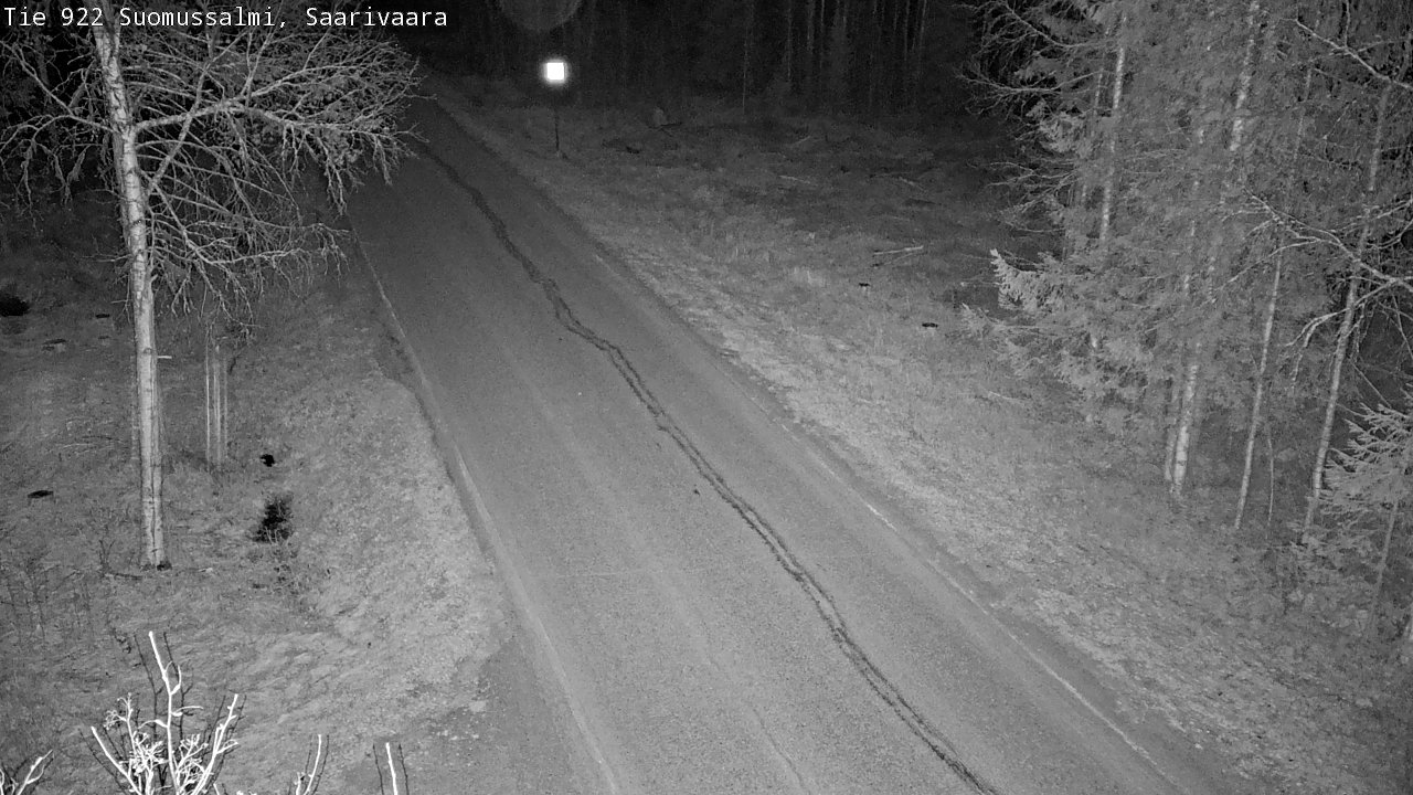 Weather Camera Image Road 950 843 Suomussalmi, Saarivaara, Suomussalmi, Kainuu