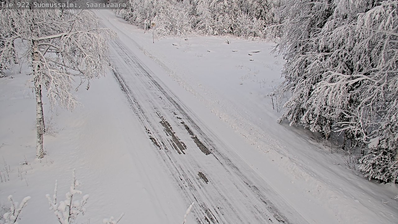 Weather Camera Image Road 950 843 Suomussalmi, Saarivaara, Suomussalmi, Kainuu
