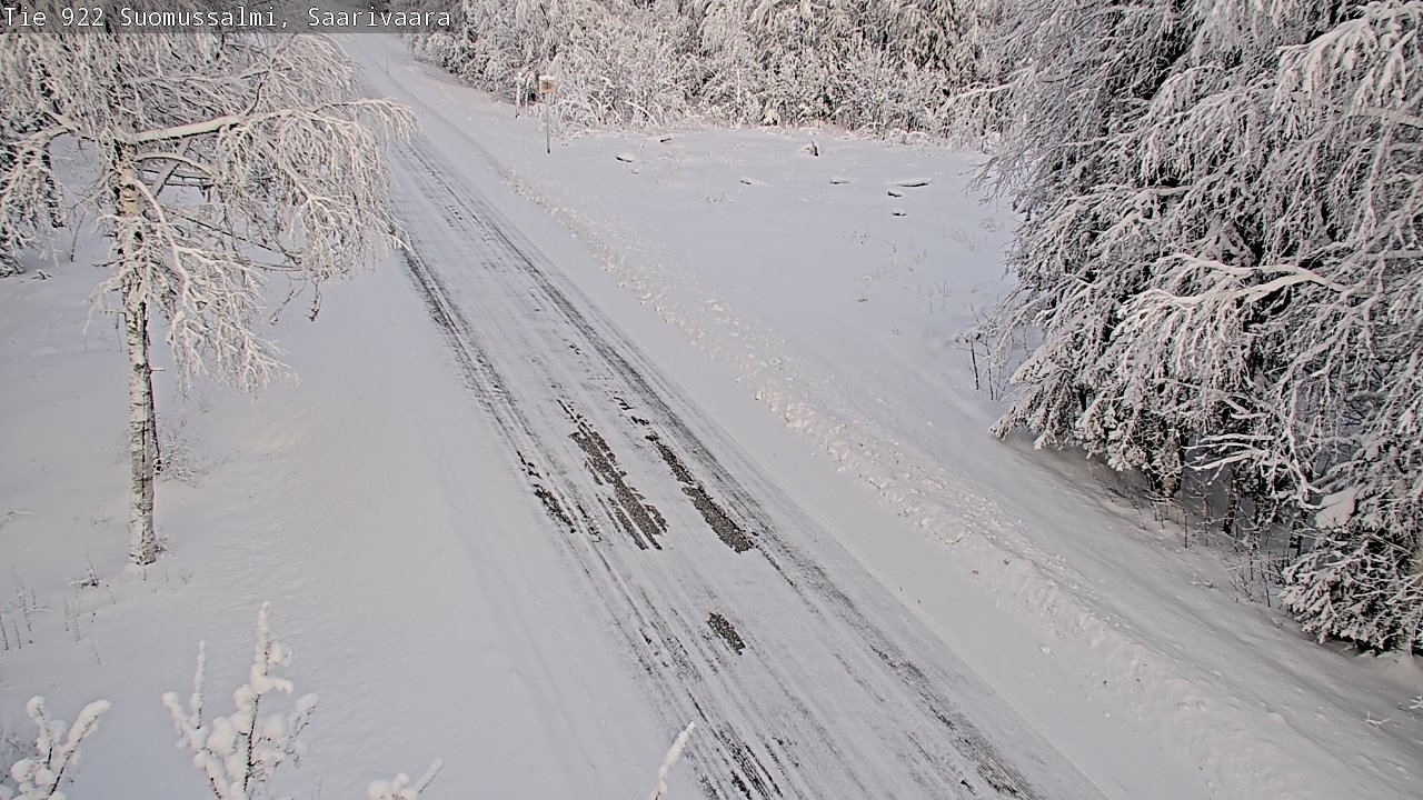 Weather Camera Image Road 950 843 Suomussalmi, Saarivaara, Suomussalmi, Kainuu