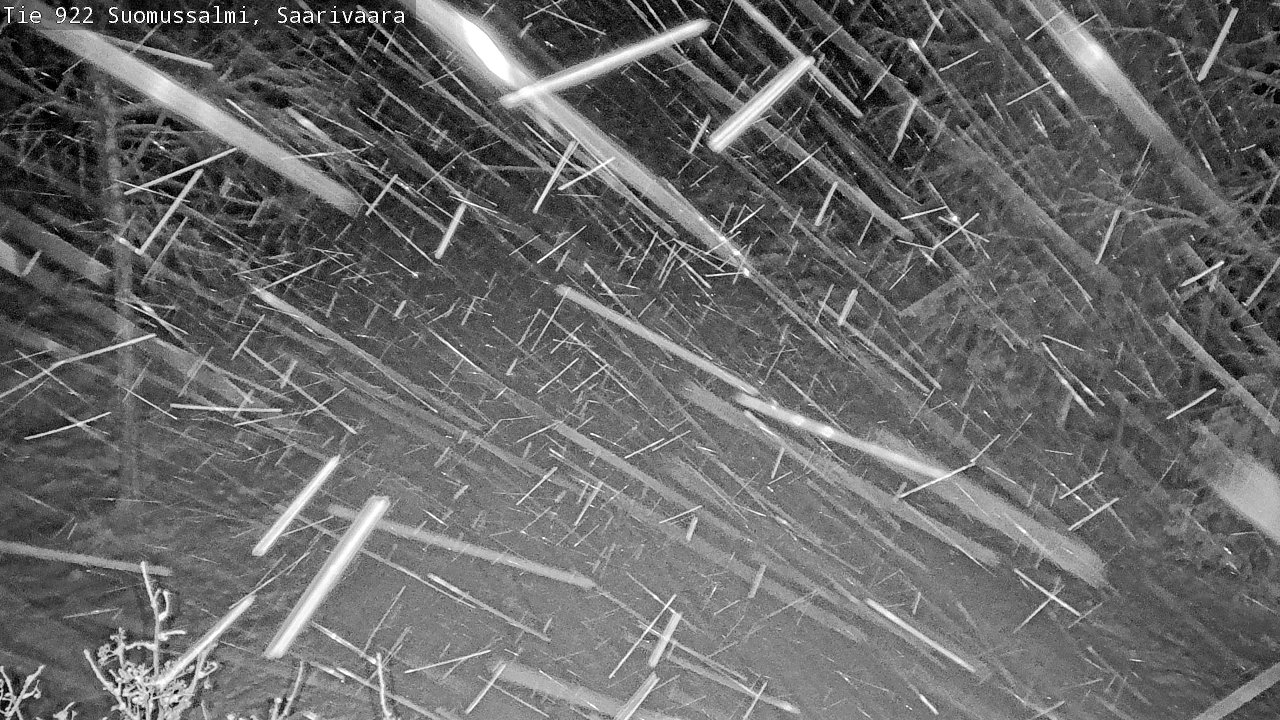 Weather Camera Image Road 950 843 Suomussalmi, Saarivaara, Suomussalmi, Kainuu