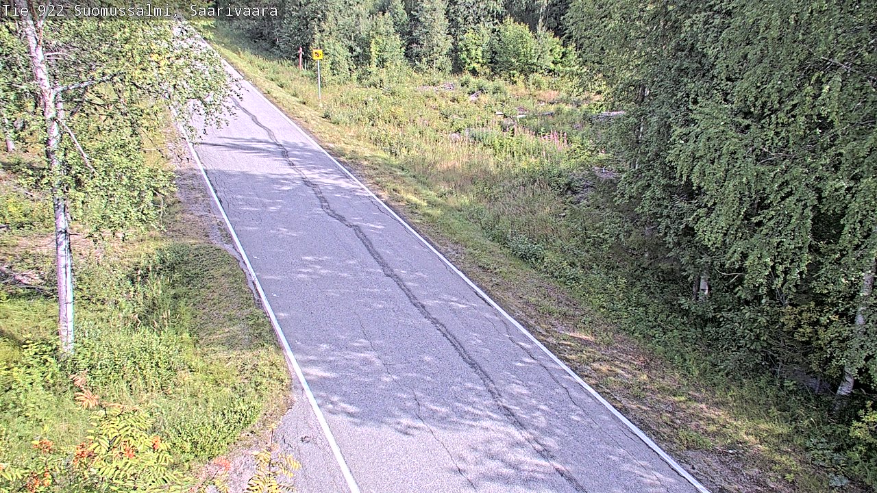 Weather Camera Image Road 950 843 Suomussalmi, Saarivaara, Suomussalmi, Kainuu