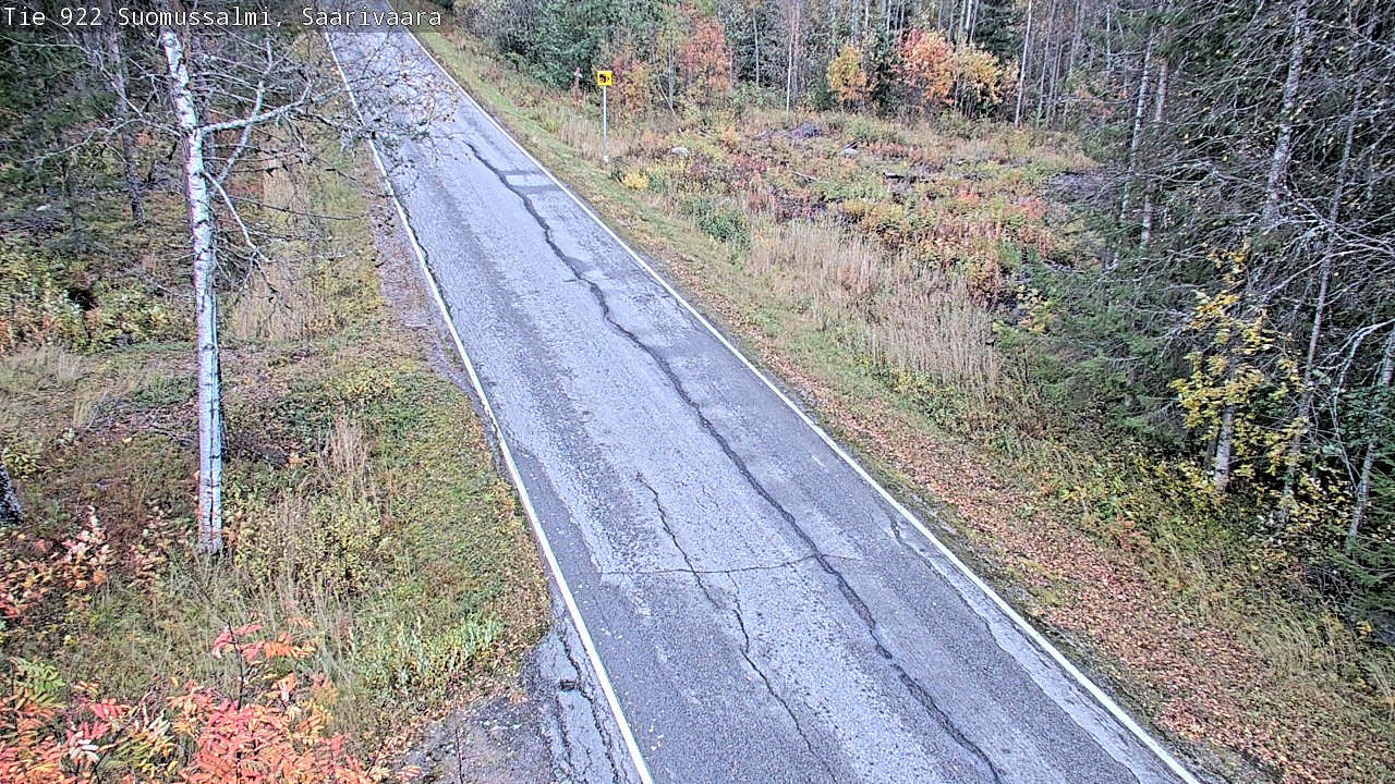 Weather Camera Image Road 950 843 Suomussalmi, Saarivaara, Suomussalmi, Kainuu