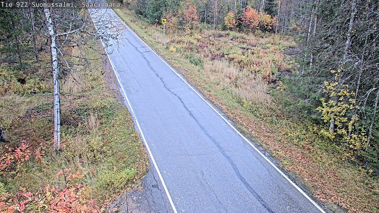 Weather Camera Image Road 950 843 Suomussalmi, Saarivaara, Suomussalmi, Kainuu