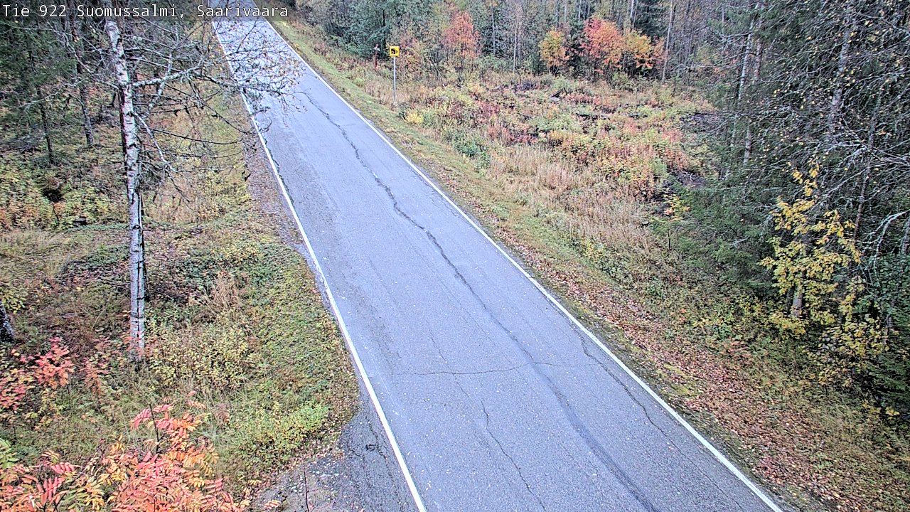 Weather Camera Image Road 950 843 Suomussalmi, Saarivaara, Suomussalmi, Kainuu