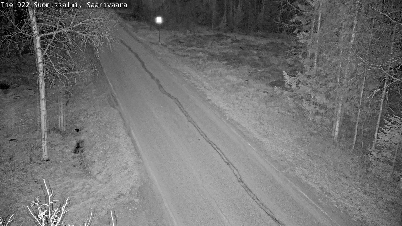 Weather Camera Image Road 950 843 Suomussalmi, Saarivaara, Suomussalmi, Kainuu