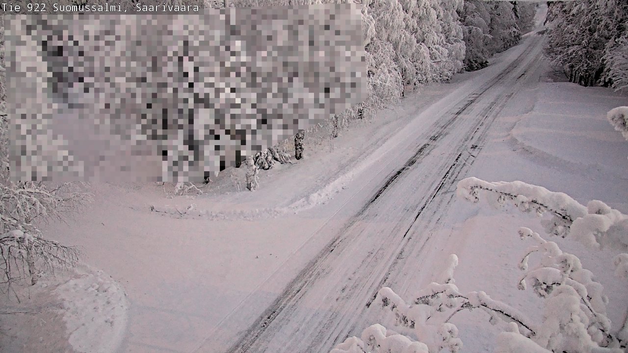 Weather Camera Image Road 950 843 Suomussalmi, Saarivaara, Suomussalmi, Kainuu