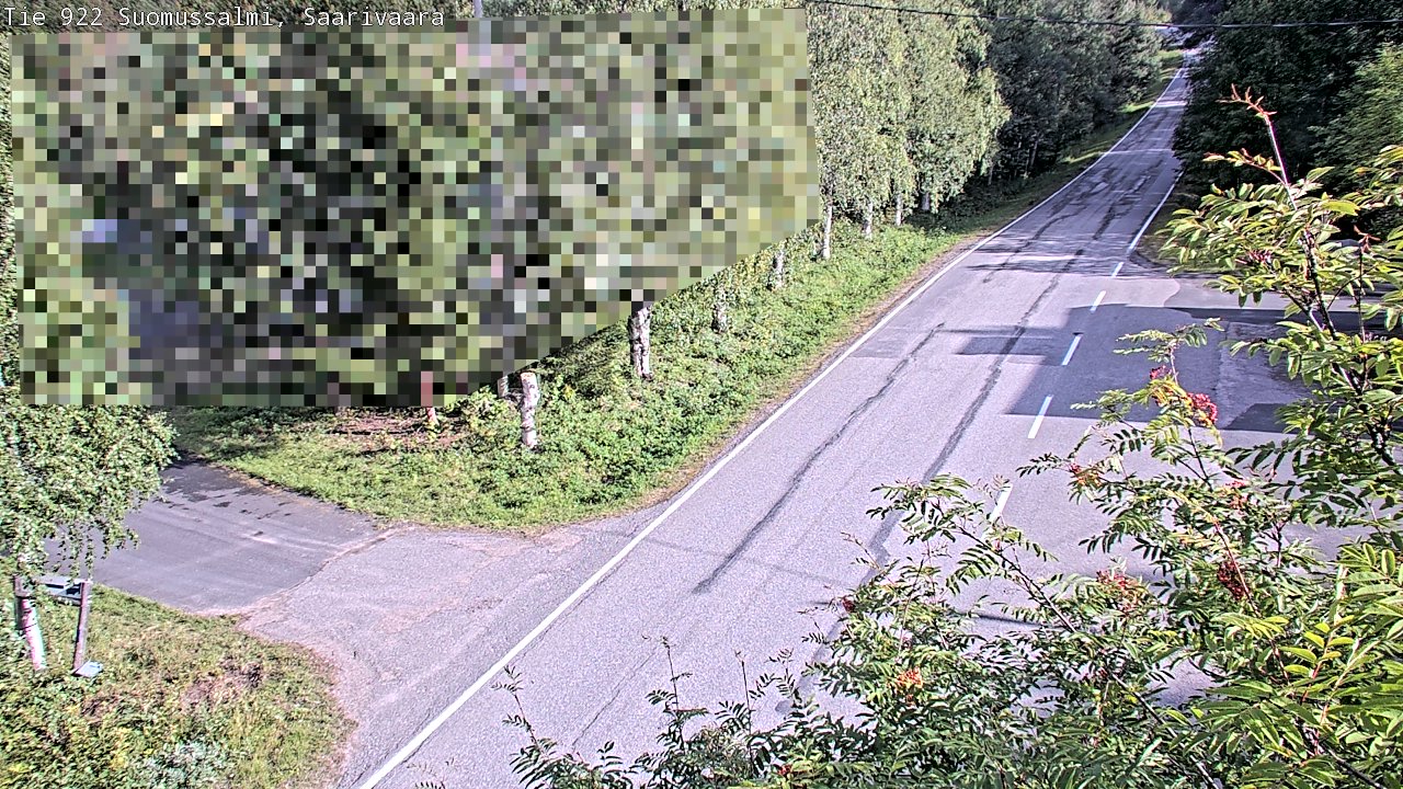 Kelikamerat Kuva Tie 843 Suomussalmi, Saarivaara, Suomussalmi, Kainuu