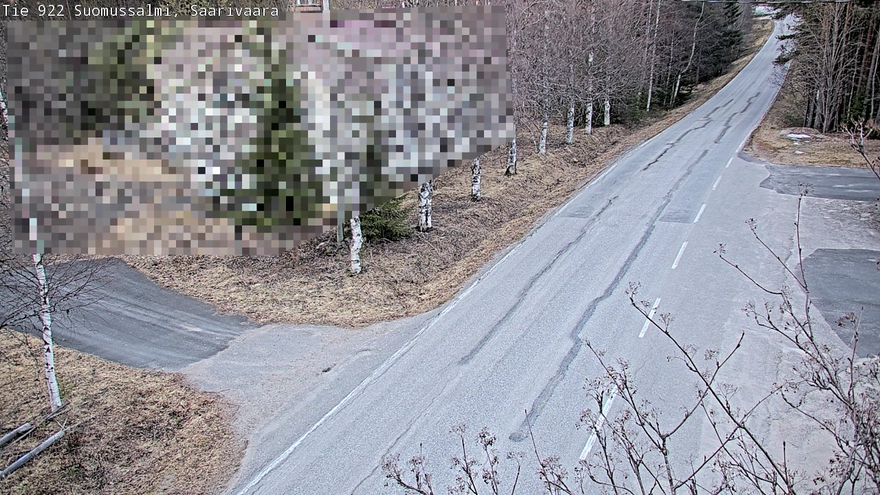Kelikamerat Kuva Tie 843 Suomussalmi, Saarivaara, Suomussalmi, Kainuu