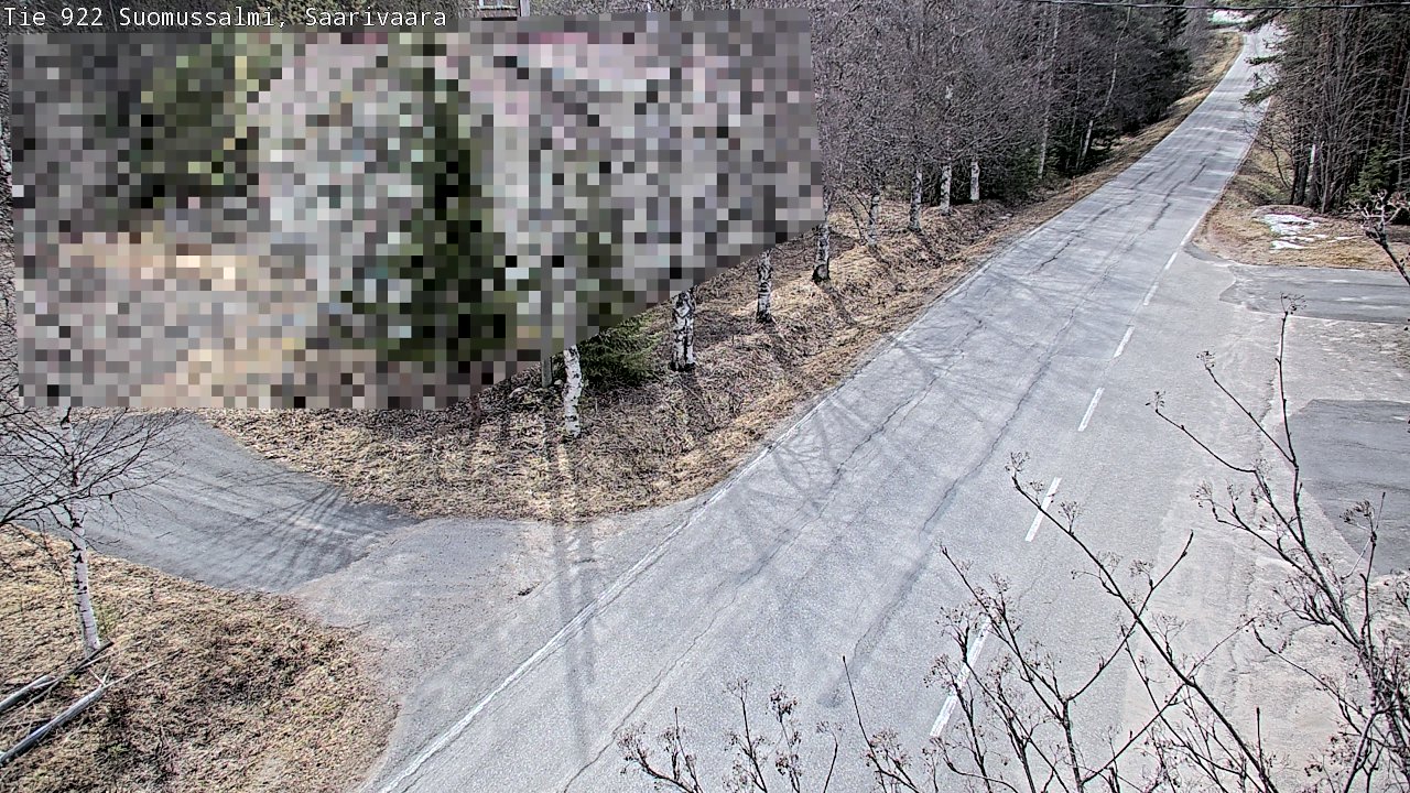 Weather Camera Image Road 950 843 Suomussalmi, Saarivaara, Suomussalmi, Kainuu