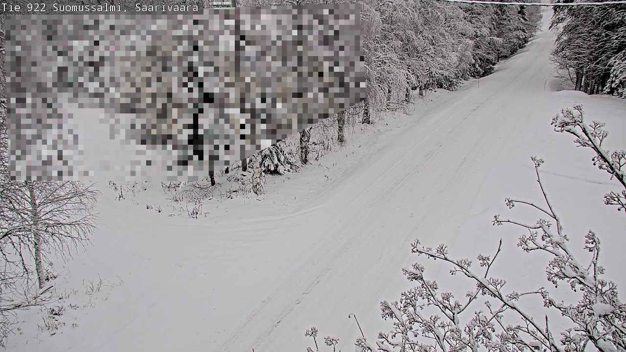 Weather Camera Image Road 950 843 Suomussalmi, Saarivaara, Suomussalmi, Kainuu