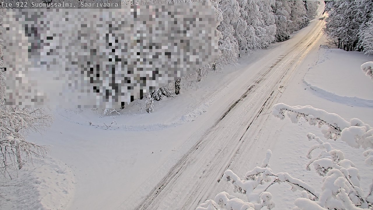 Weather Camera Image Road 950 843 Suomussalmi, Saarivaara, Suomussalmi, Kainuu