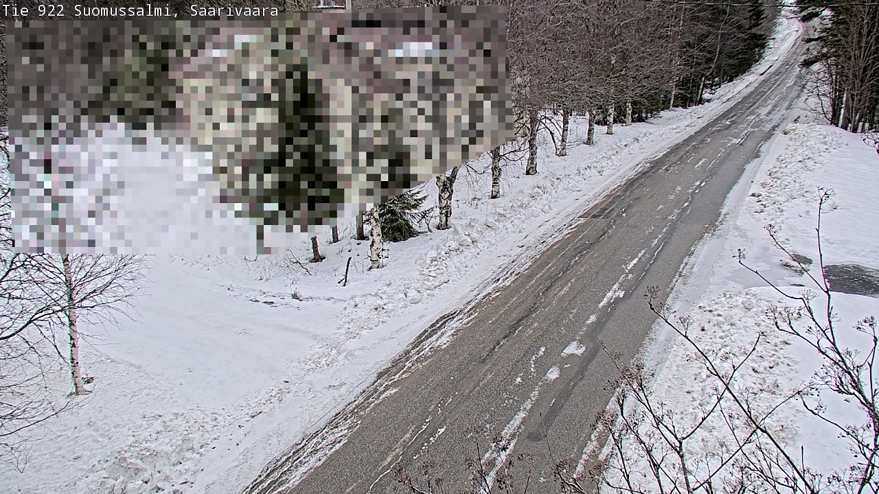 Kelikamerat Kuva Tie 843 Suomussalmi, Saarivaara, Suomussalmi, Kainuu