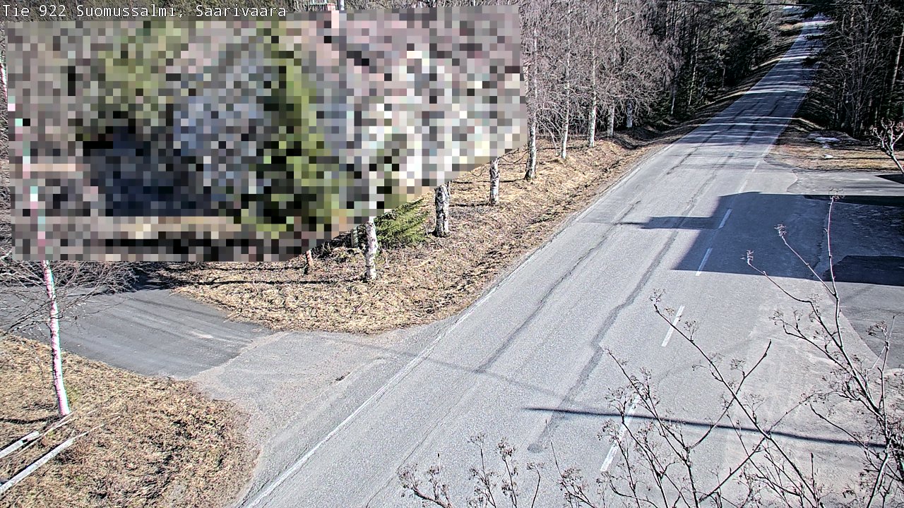 Weather Camera Image Road 950 843 Suomussalmi, Saarivaara, Suomussalmi, Kainuu