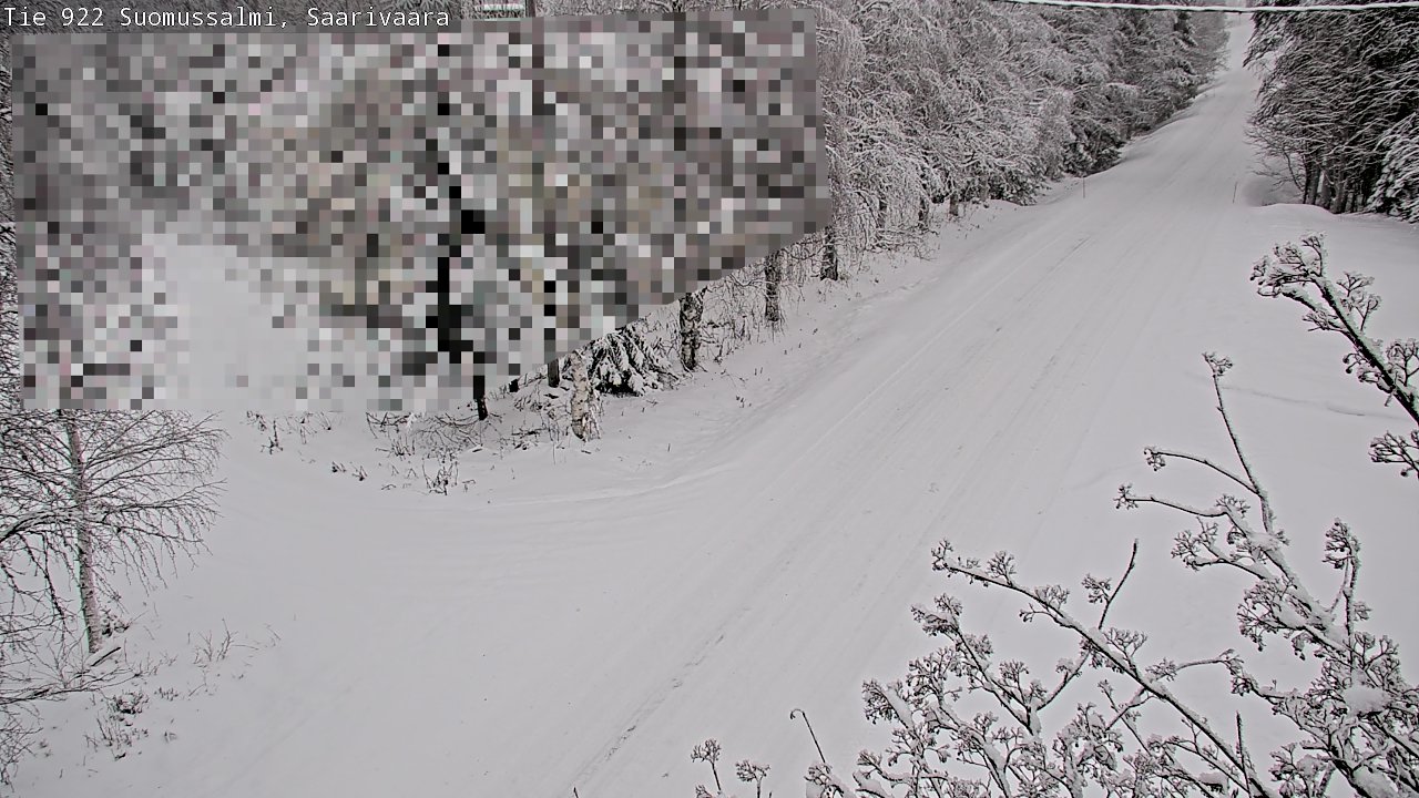 Weather Camera Image Road 950 843 Suomussalmi, Saarivaara, Suomussalmi, Kainuu