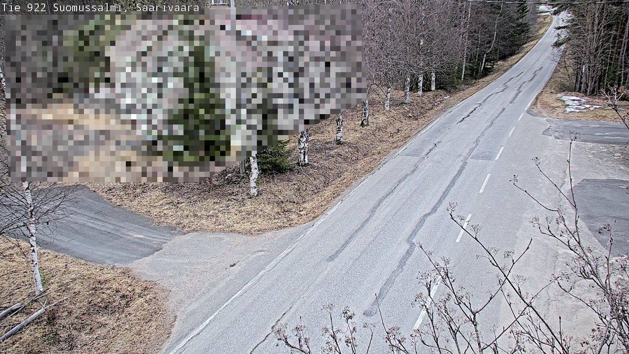 Weather Camera Image Road 950 843 Suomussalmi, Saarivaara, Suomussalmi, Kainuu
