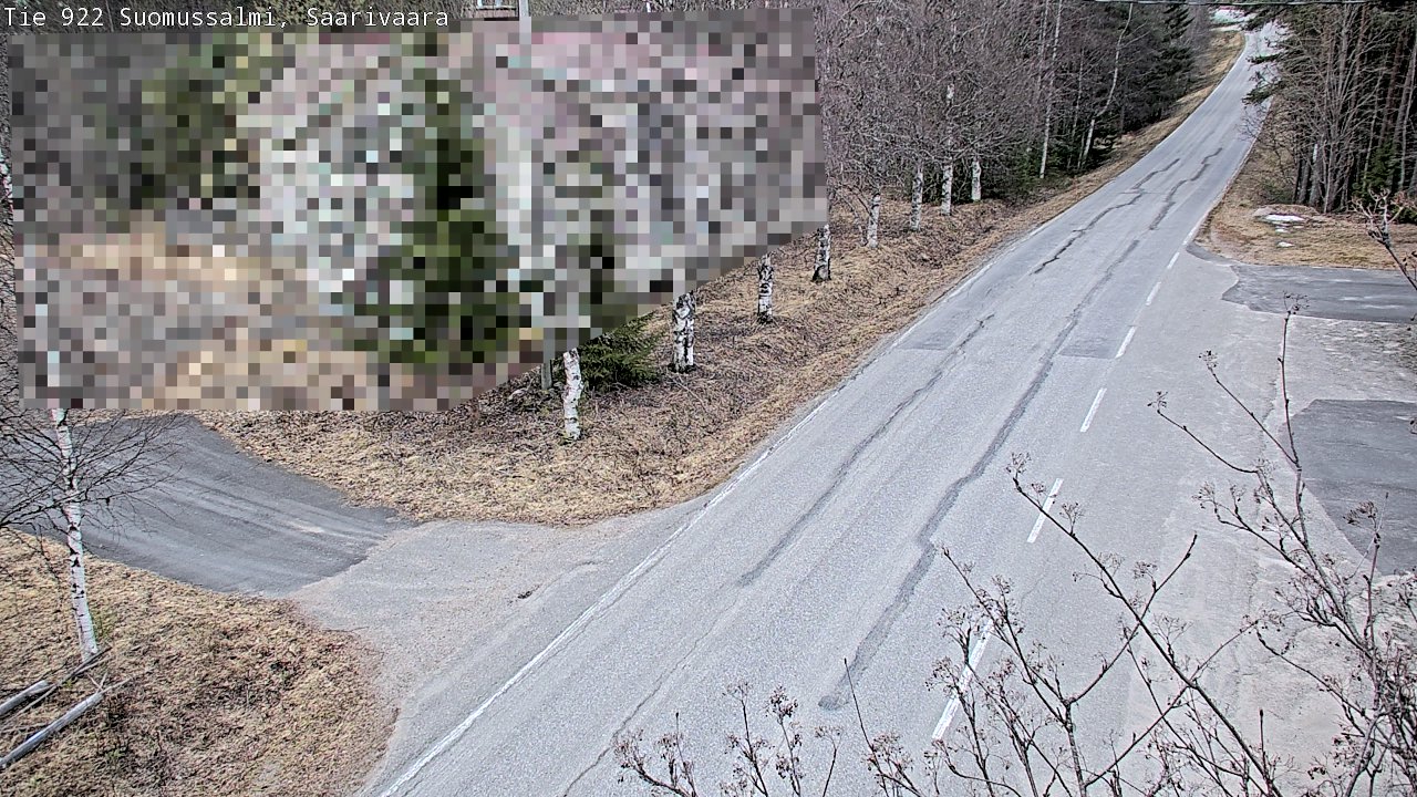 Weather Camera Image Väg 843 Suomussalmi, Saarivaara, Suomussalmi, Kainuu