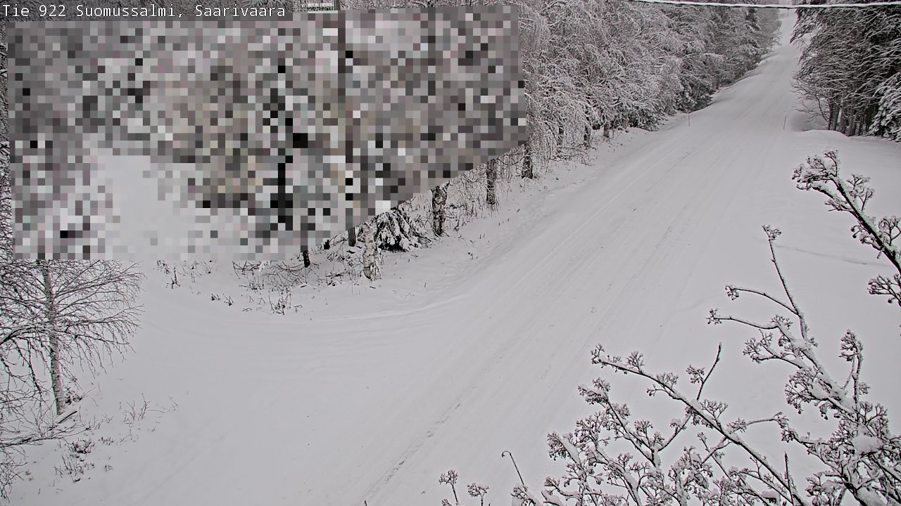 Weather Camera Image Road 950 843 Suomussalmi, Saarivaara, Suomussalmi, Kainuu
