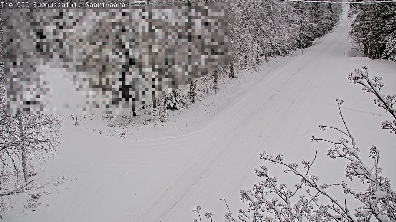 Weather Camera Image Road 950 843 Suomussalmi, Saarivaara, Suomussalmi, Kainuu