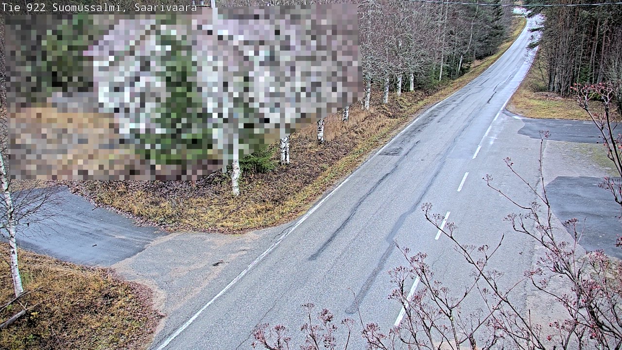 Kelikamerat Kuva Tie 843 Suomussalmi, Saarivaara, Suomussalmi, Kainuu