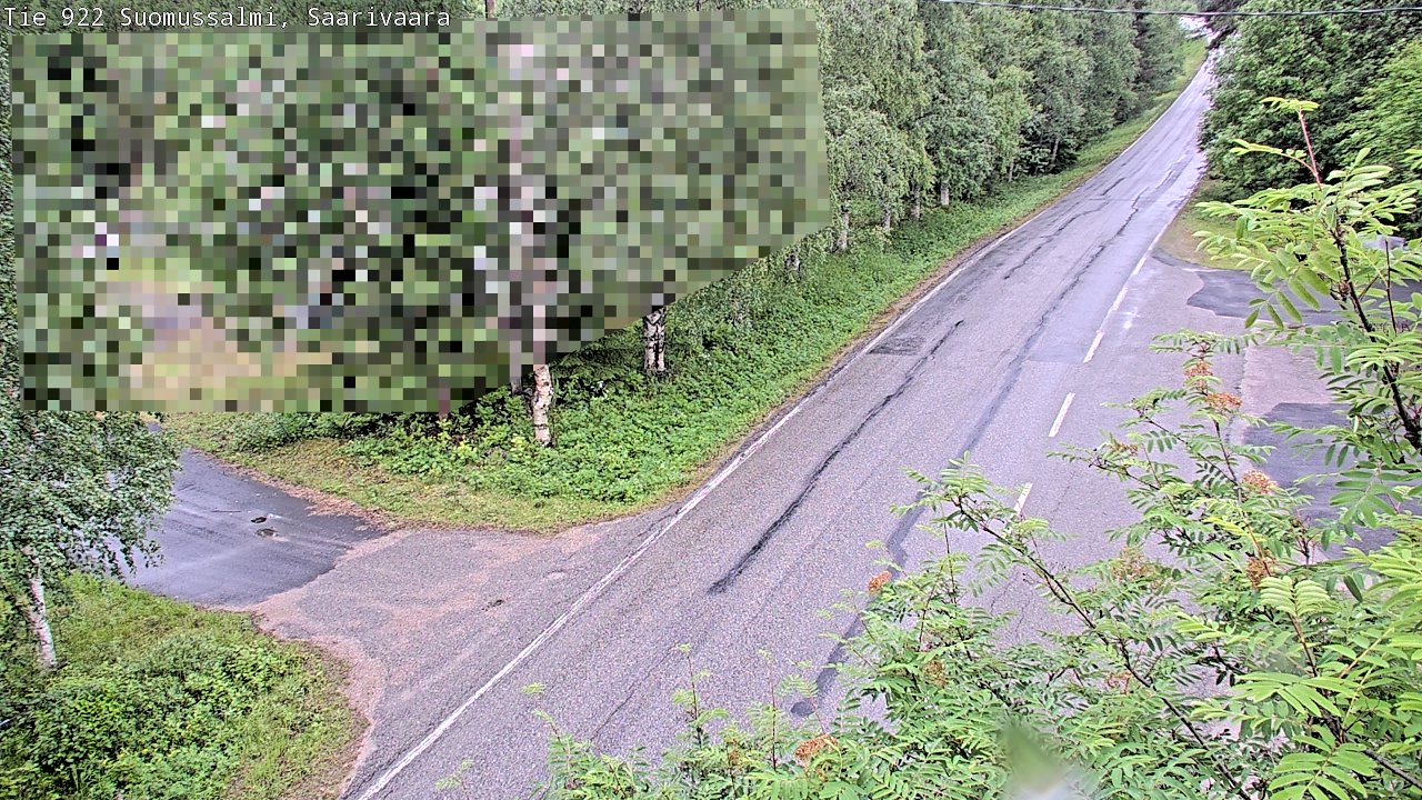 Weather Camera Image Road 950 843 Suomussalmi, Saarivaara, Suomussalmi, Kainuu