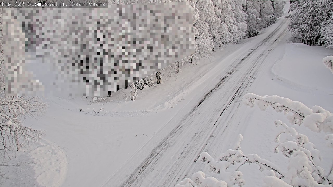 Weather Camera Image Road 950 843 Suomussalmi, Saarivaara, Suomussalmi, Kainuu