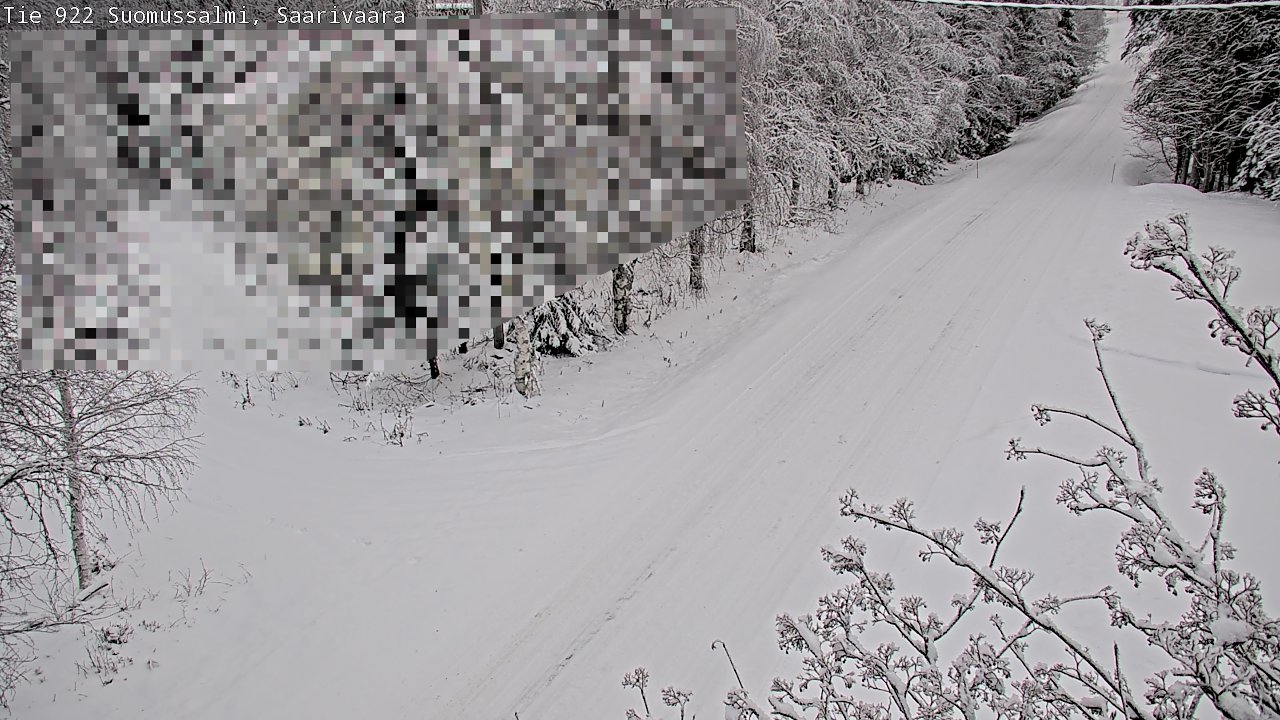 Weather Camera Image Road 950 843 Suomussalmi, Saarivaara, Suomussalmi, Kainuu