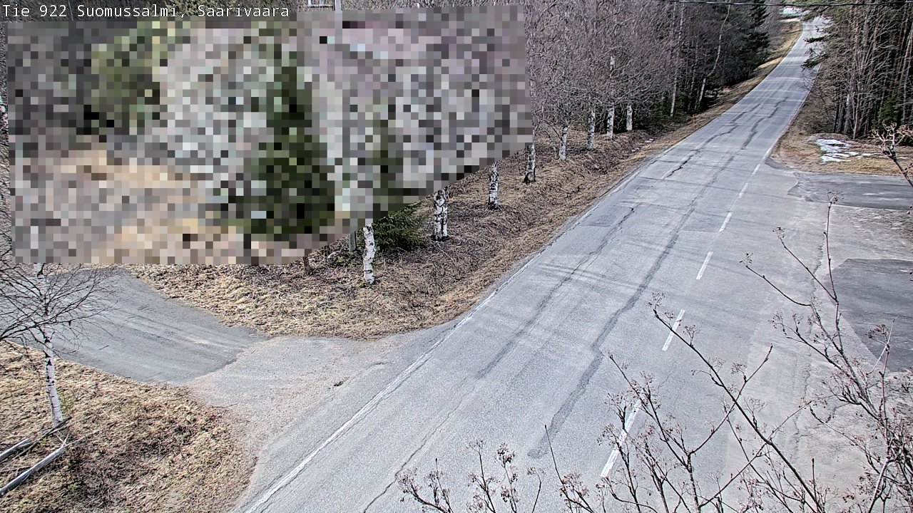 Weather Camera Image Road 950 843 Suomussalmi, Saarivaara, Suomussalmi, Kainuu