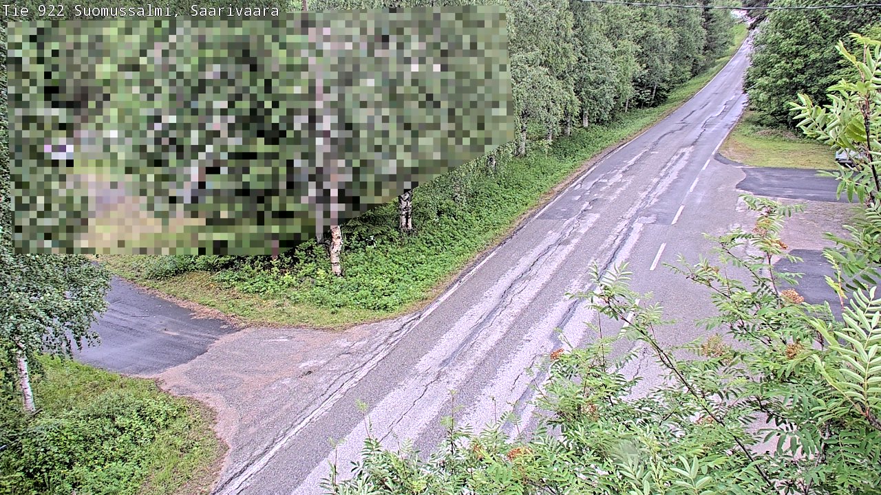 Weather Camera Image Road 950 843 Suomussalmi, Saarivaara, Suomussalmi, Kainuu