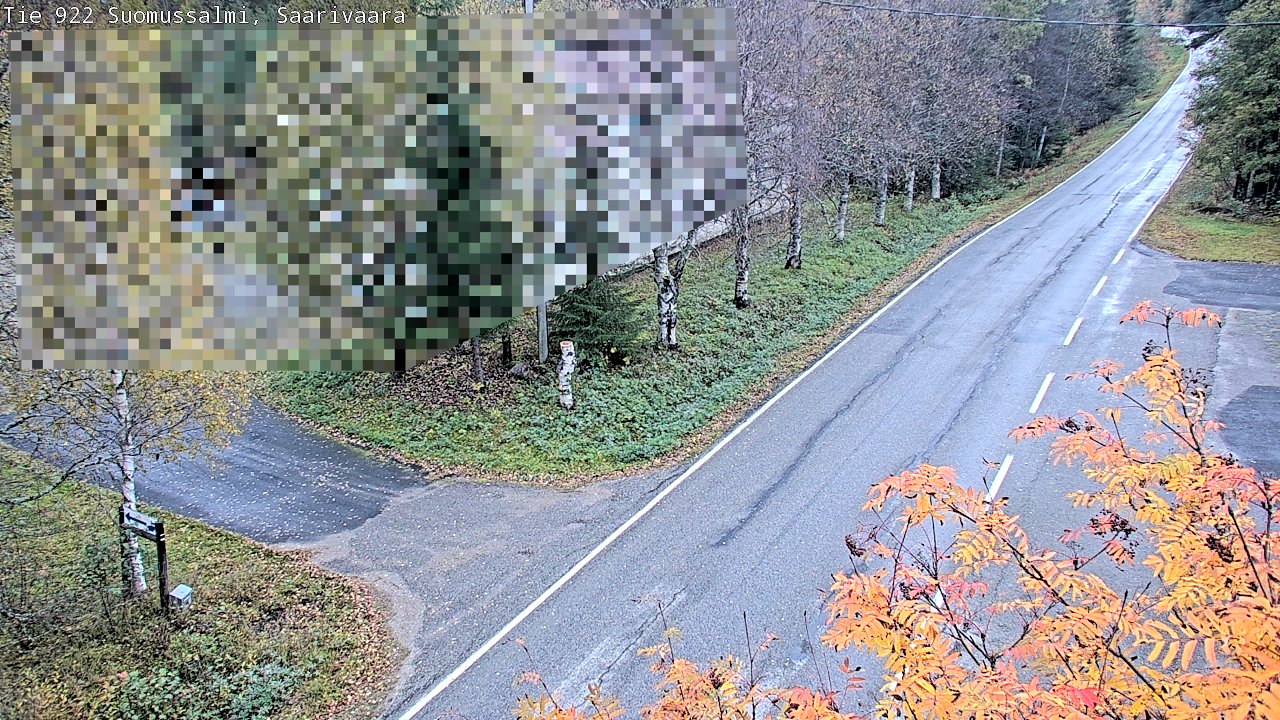 Weather Camera Image Road 950 843 Suomussalmi, Saarivaara, Suomussalmi, Kainuu