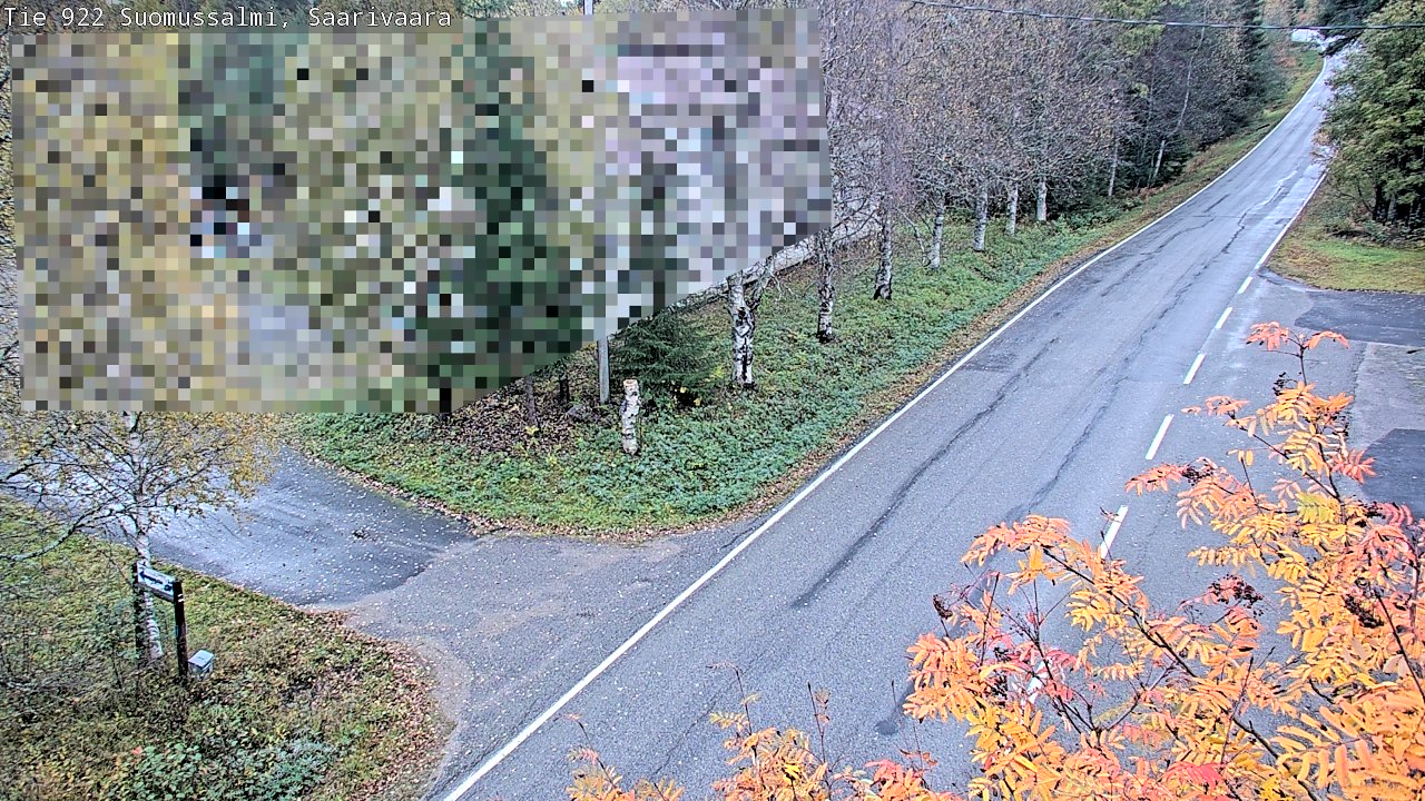 Weather Camera Image Road 950 843 Suomussalmi, Saarivaara, Suomussalmi, Kainuu